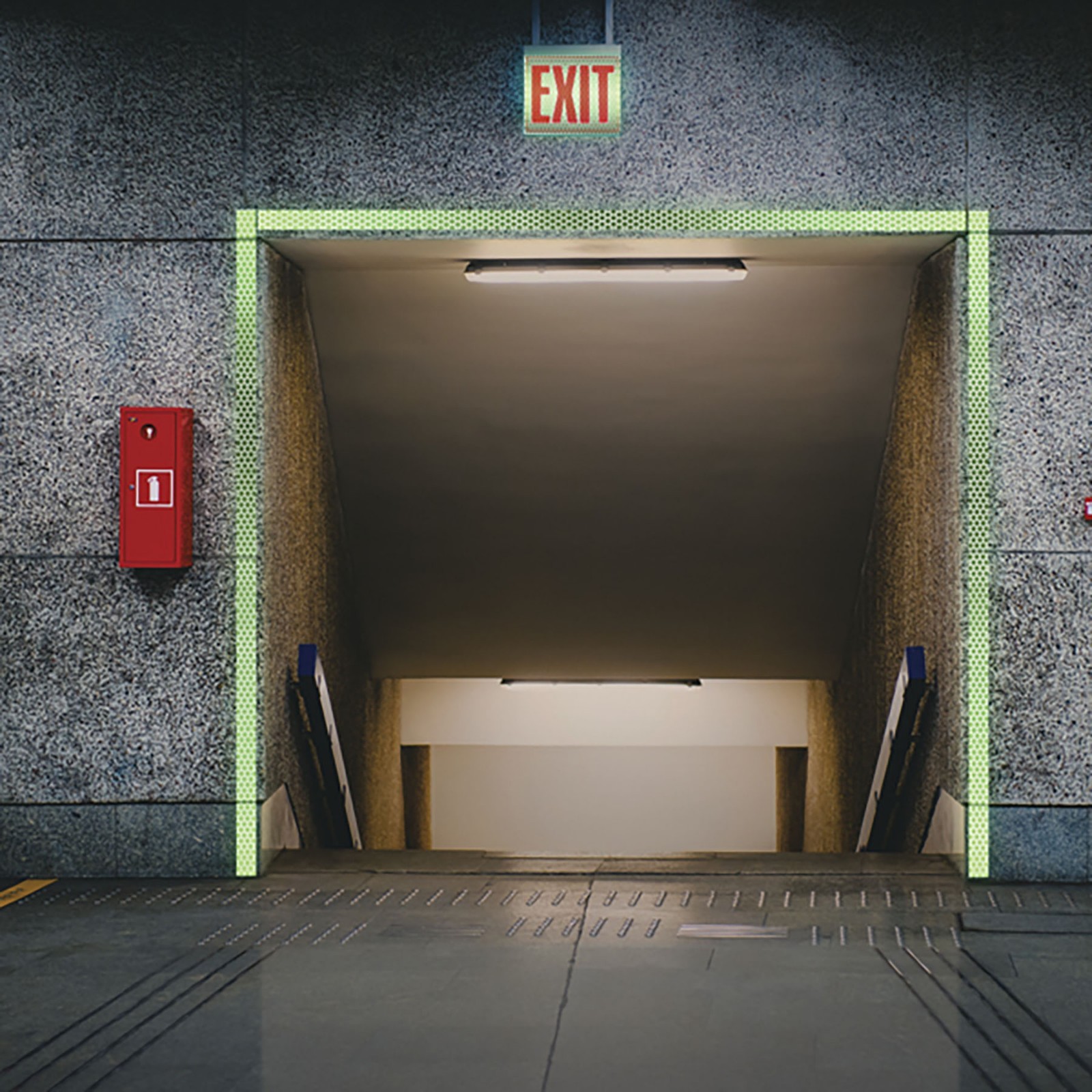 1 Foot - 2" / 50mm Honeycomb Cyflect Sew On Tape Reflective + Photoluminescent