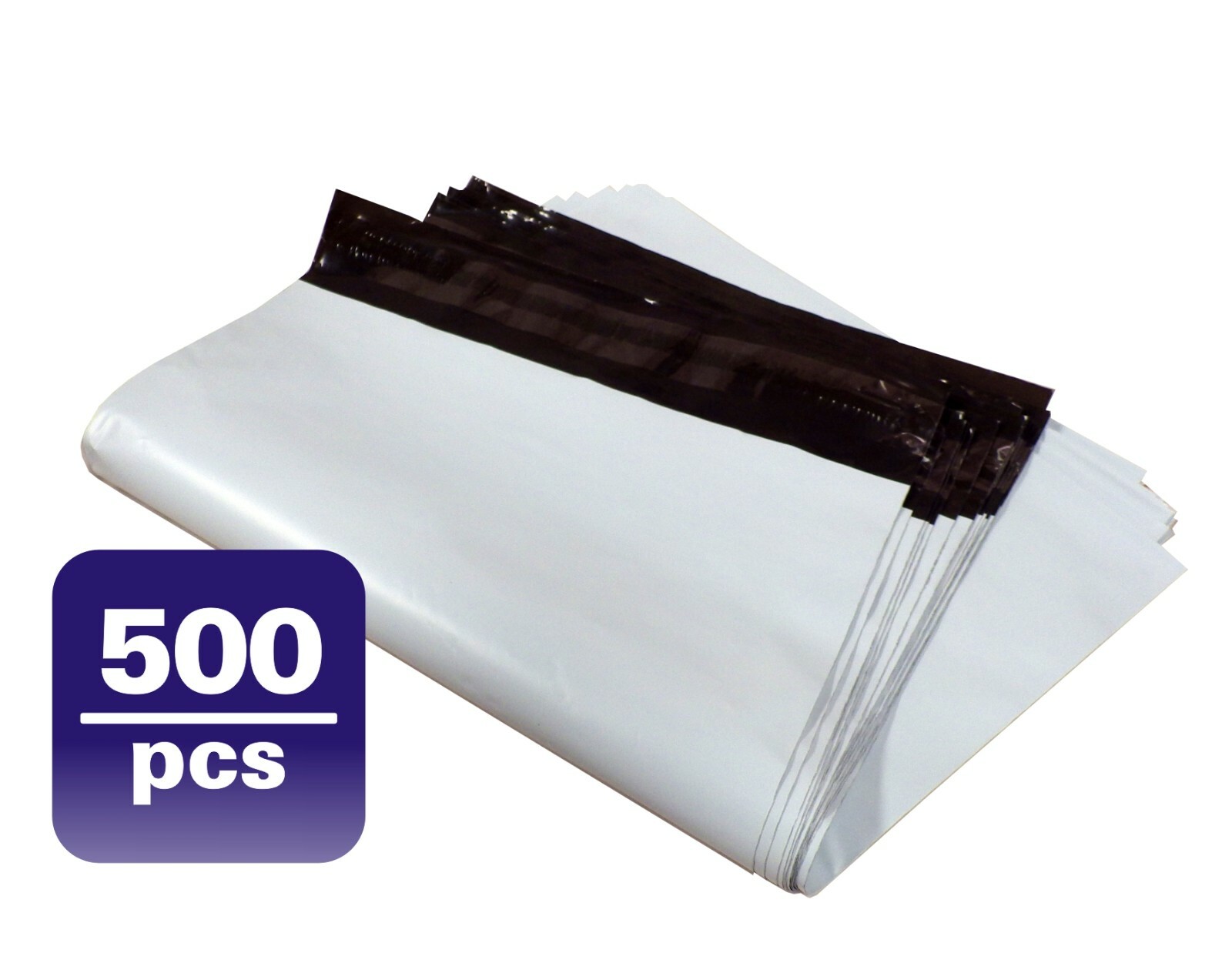 Yens® 500 #M7 WHITE POLY MAILERS ENVELOPES Self Sealing BAGS 14.5 x 19  500M7