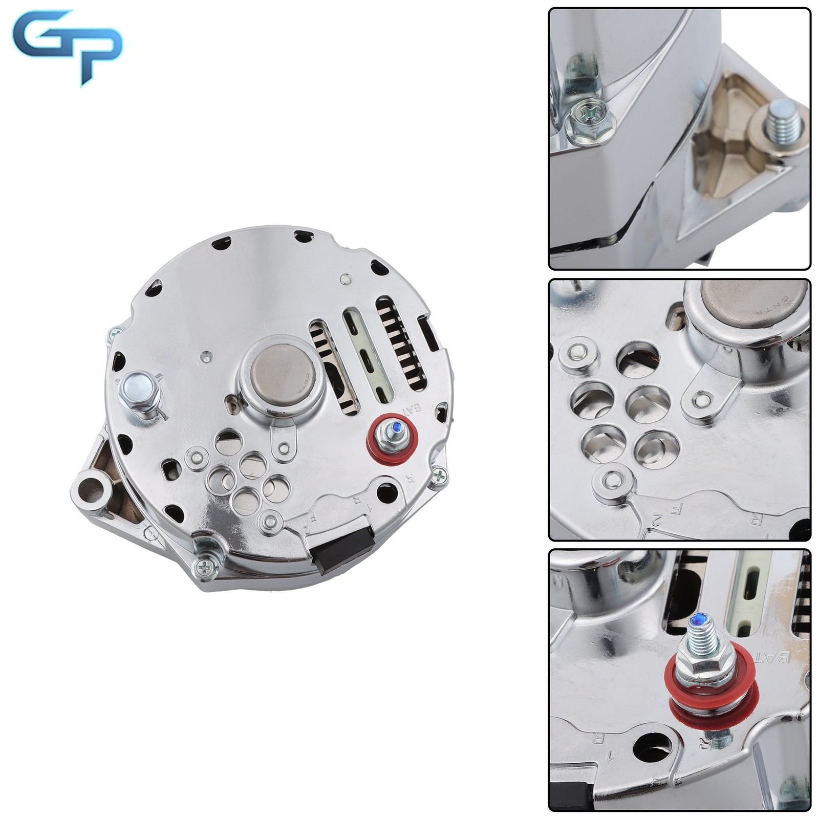 Alternator Power Steering Long Water Pump w/ Pulley & Bracket Kit SBC For Chevy