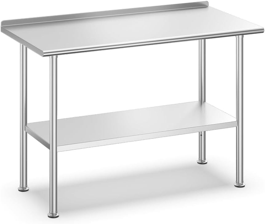 Stainless Steel 30"/36"/60"/48" x 24" NSF Kitchen Work Prep Table w/Backsplash