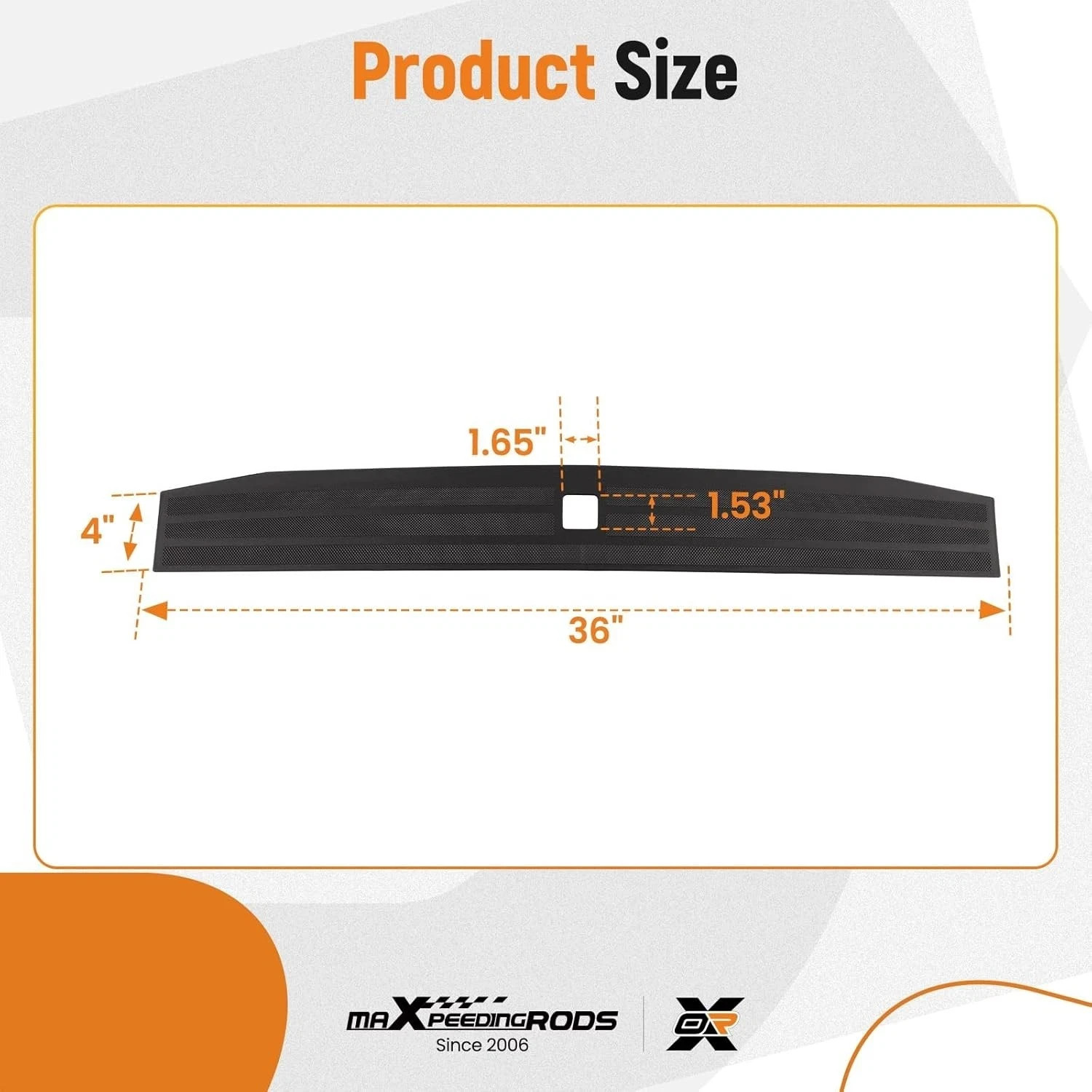 Tailgate Step Trim Cover Kit for Ford F150 2021-2023 Flex Step Center Cap