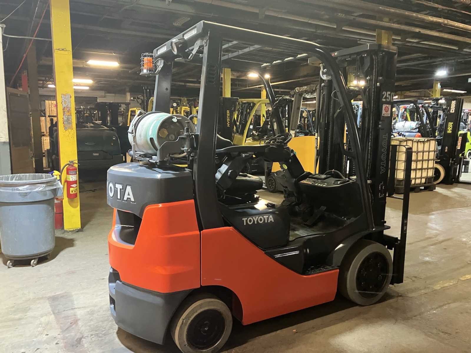 2021 Toyota 5000 LB Forklift With SS and Triple Mast