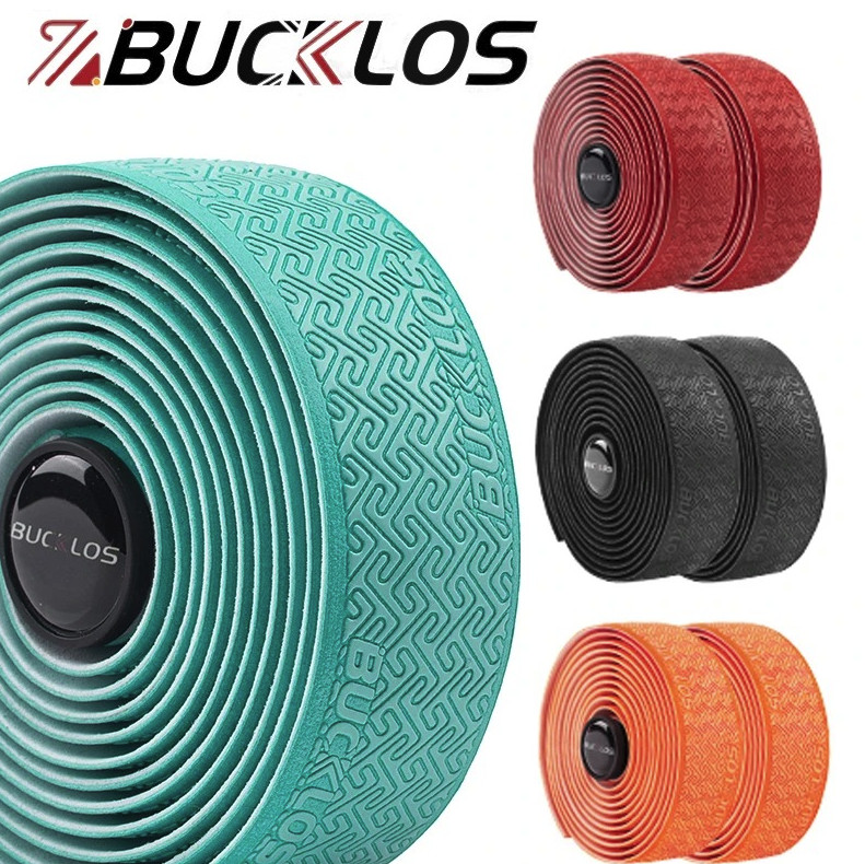 2pcs Road Bike Handlebar Tape Anti-Slip Waterproof PU EVA Wrap Set - NEW