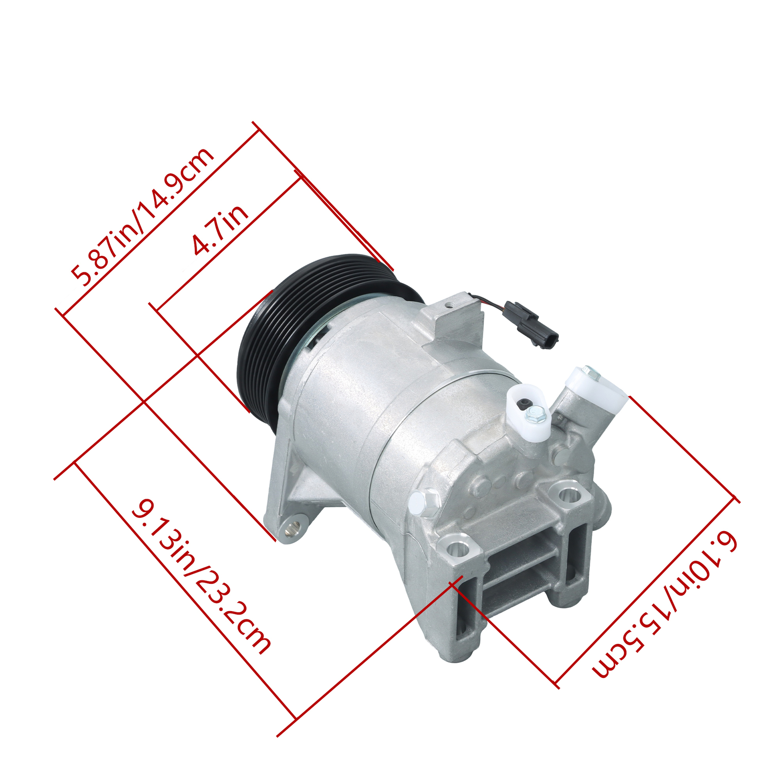 Fit For 2009-2014 Nissan Murano 3.5L V6 AC A/C Compressor W/Clutch CO 11319C