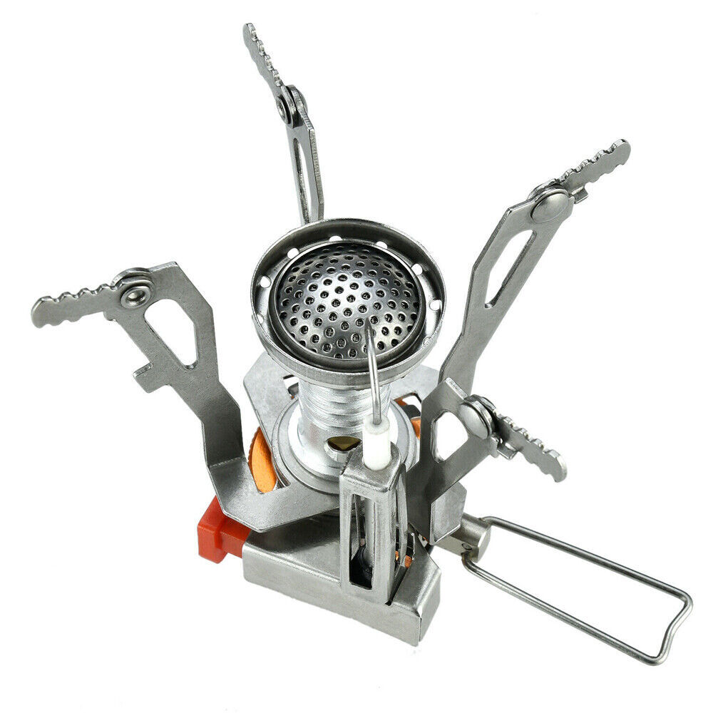 Portable Cookware Gas Camping Stove Butane Propane Burner Outdoor Hiking Picnic