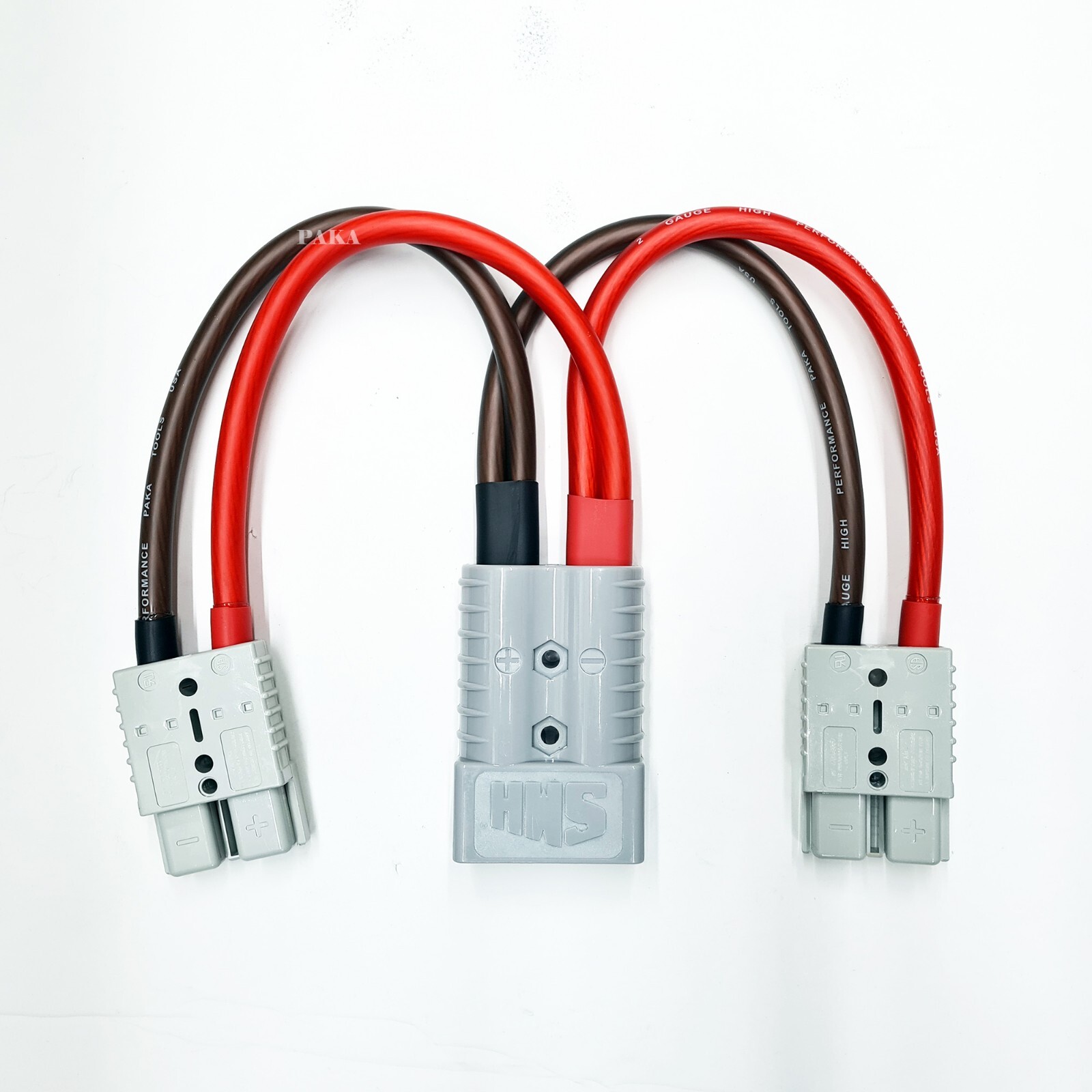 SB350 Gray to SB175 Gray Parallel Adapter Cable 2 AWG , MADE IN USA,HEAVY DUTY