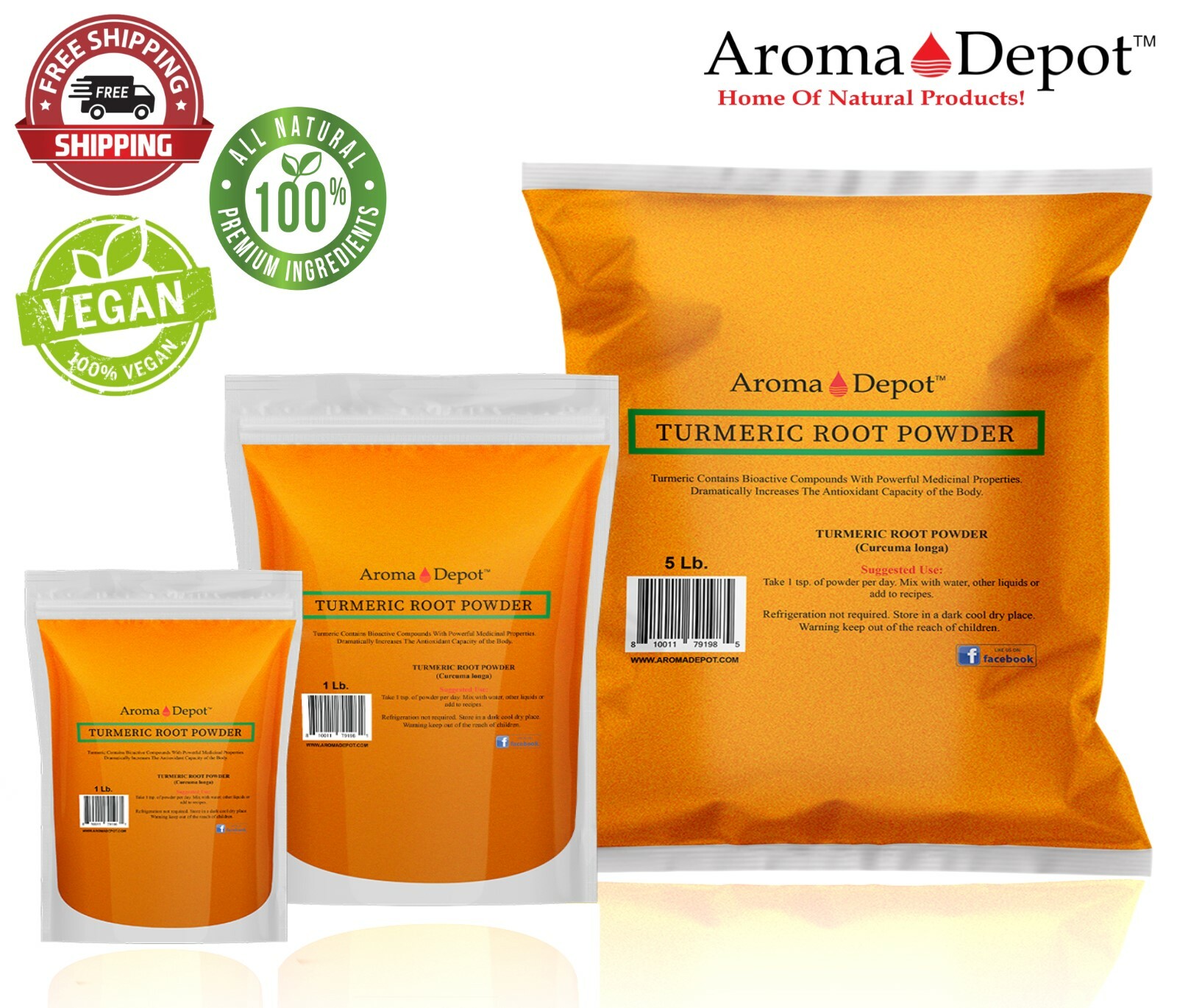 Tumeric Root Powder Pure Curcuma Longa Raw Spice c�rcuma Turmeric 100% Natural