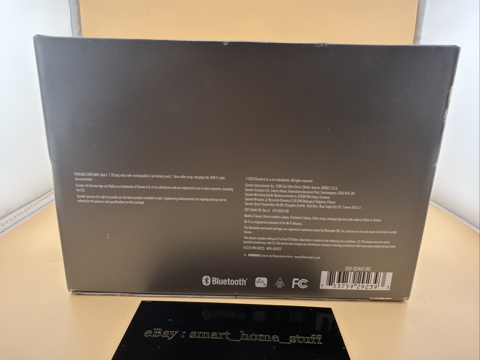 New Garmin Alpha T 20 GPS Dog Tracking Collar (010-02447-00)