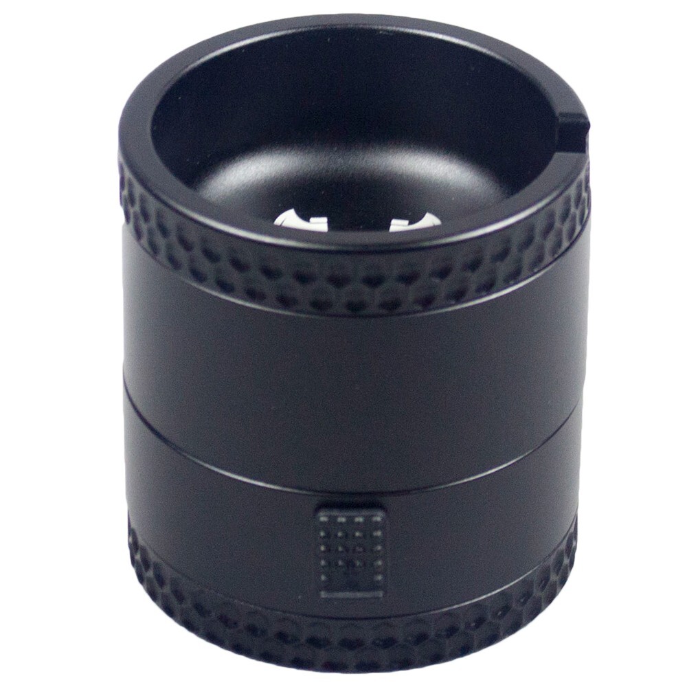 2.5'' 4 Parts Viking Axe Toothless Mortar Plus Pestle Grinder Black Color