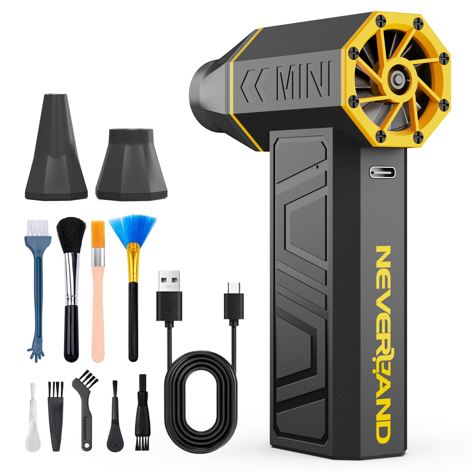 180000RPM Cordless Compressed Air Duster Blower for Computer PC Cleaning Cleaner