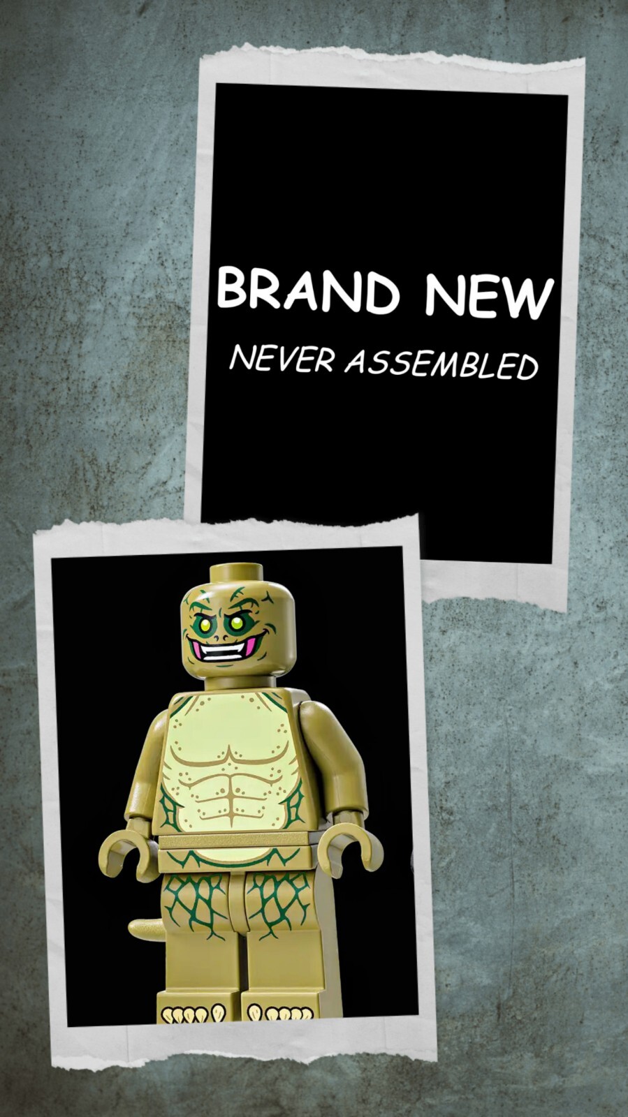 LEGO Lizard sh938 from Spiderman vs Sandman Set Exclusive Minifigure LIZARD ONLY