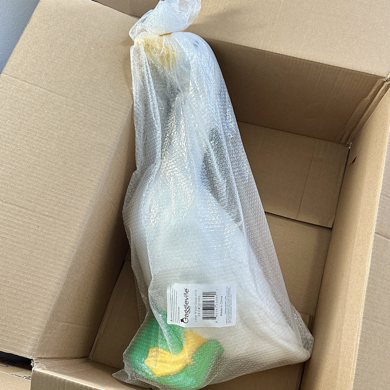 Large White Goose 23" Garden Statue Indoor Outdoor Porch Yard Garden Decor New