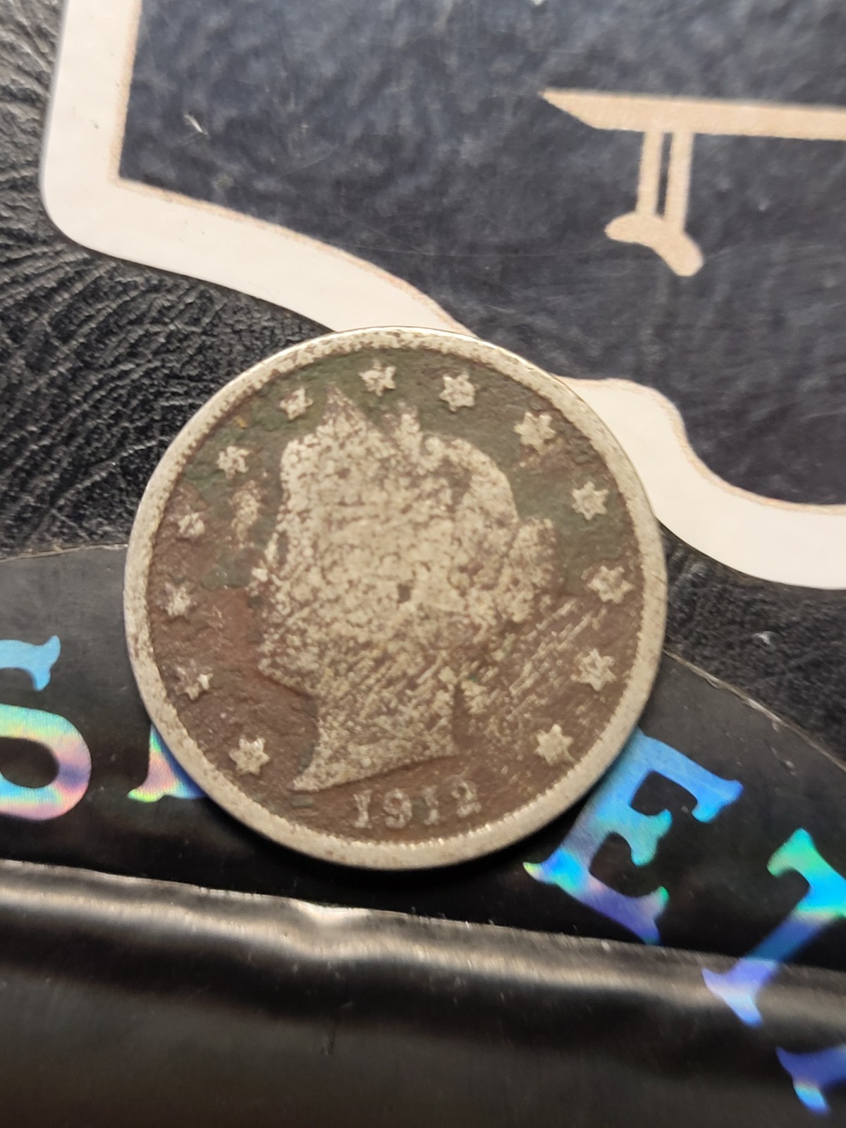 1912 Liberty Head v Nickel 5 Cent Coin