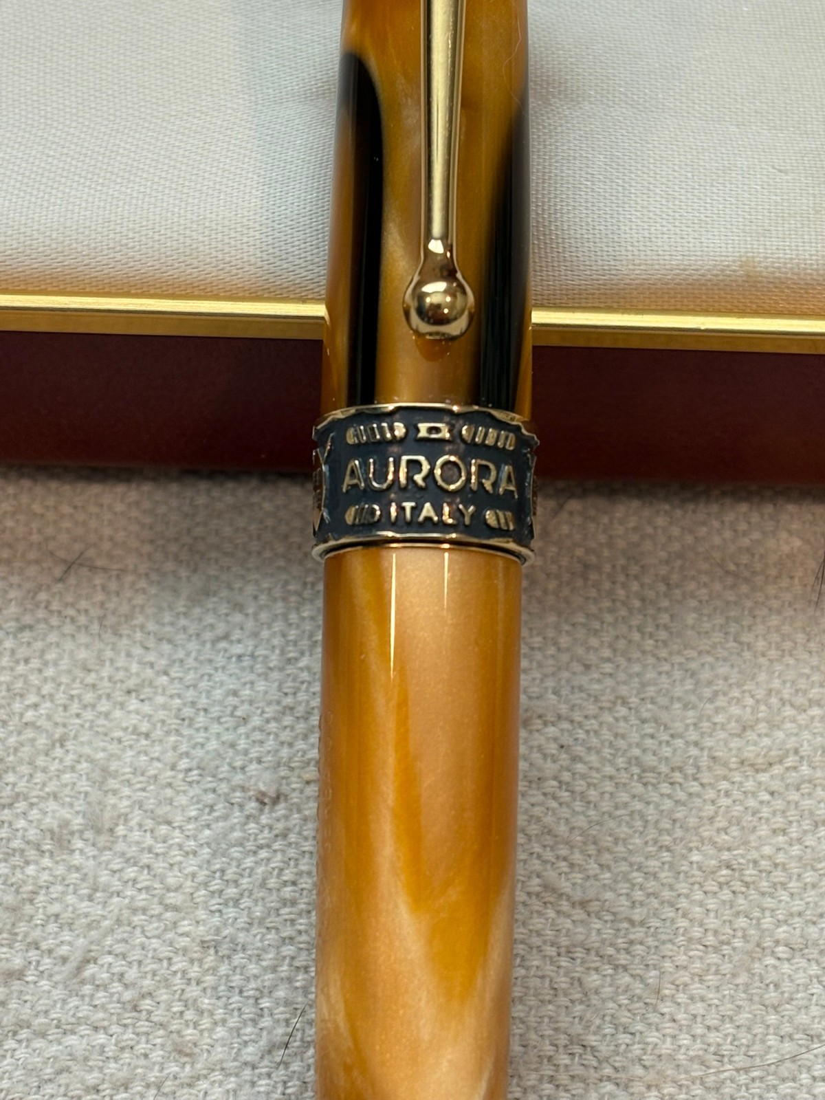 Aurora Africa Fountain Pen- EXCELLENT Cond., WITH BOX AND INK. LOOK!