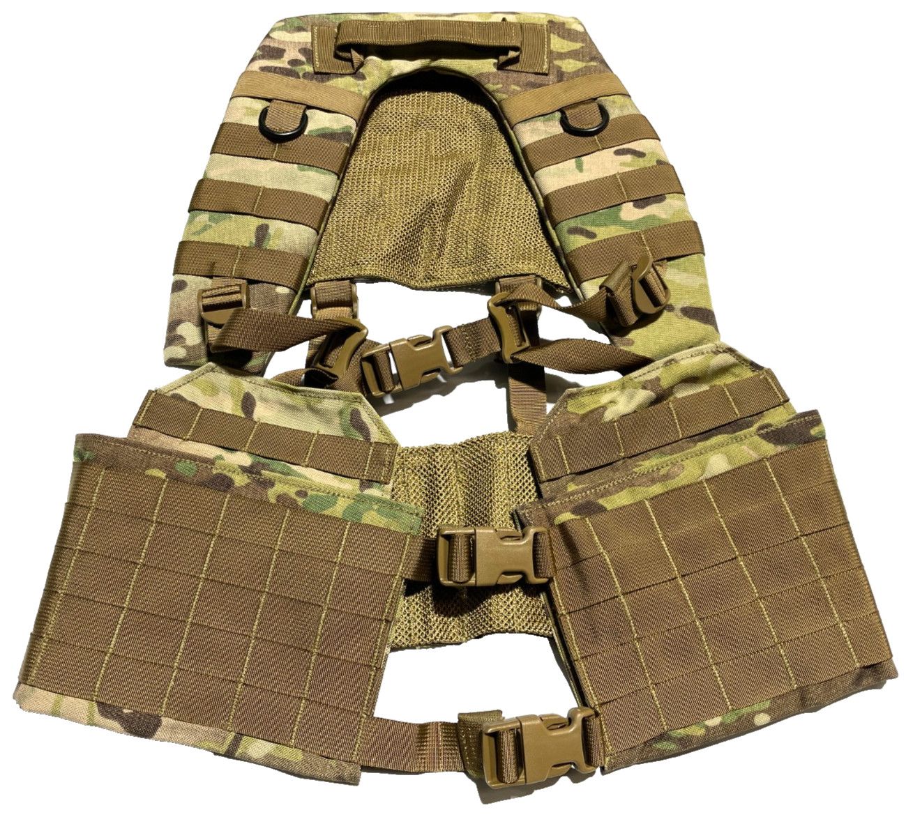 US Army OCP Multicam DFLCS V2 Load Carrying Gear Vest - H Harness - LARGE - NEW