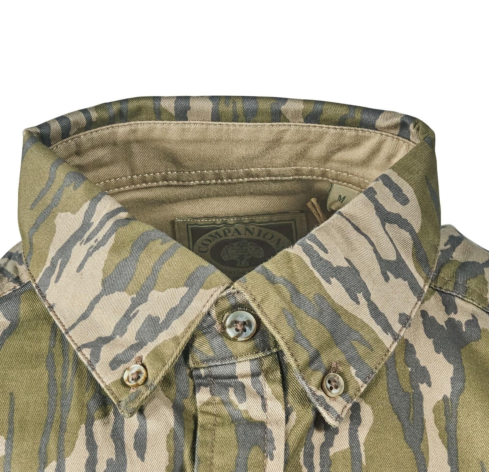 Companions Mossyoak Men’s Shirt Original Bottomland Cotton Twill L/S (S01)