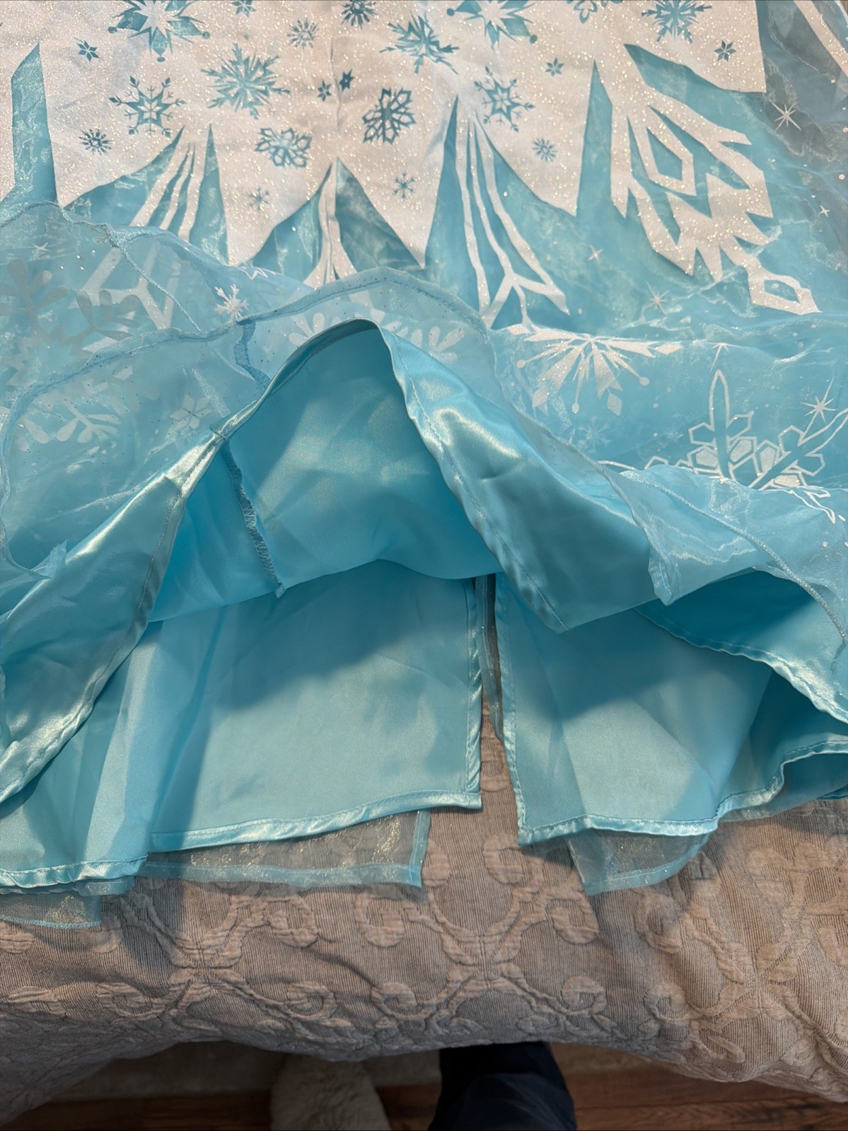 Disney's Frozen Elsa Snow Queen Gown Classic Girls Costume, Medium/7-8