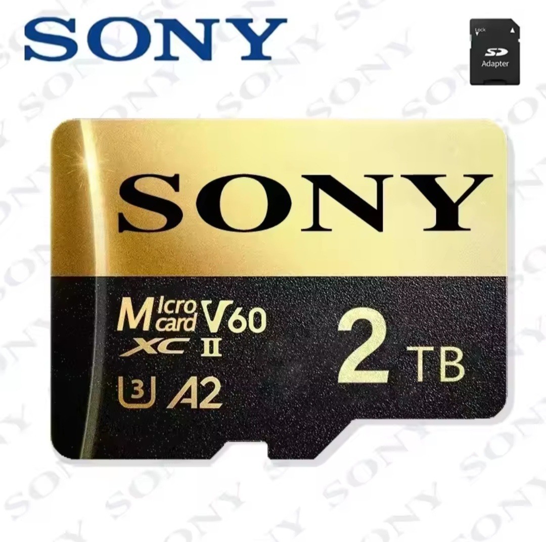 Sony 2TB Ultra Micro SD/TF Memory Card 2TB FAST DATA TRANSFER FREE ADAPTER