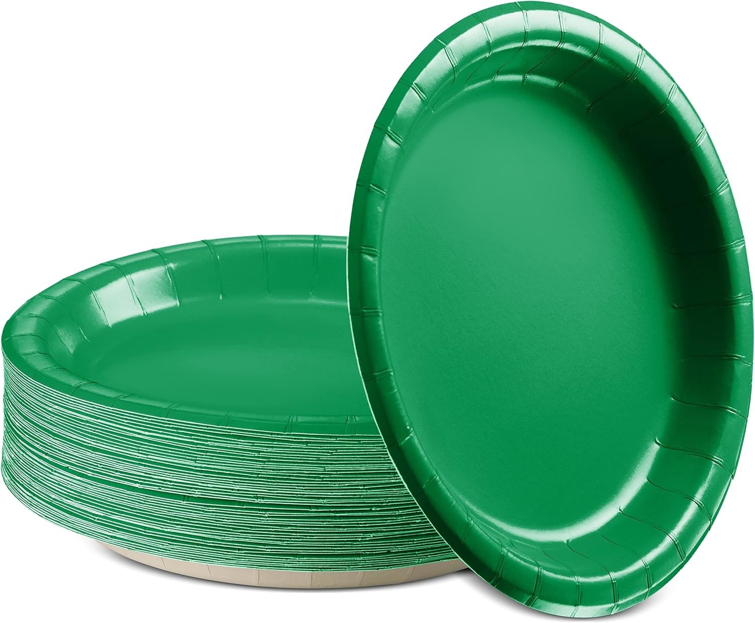 Snack and Dessert Paper Plates - 50 Count Disposable Plates for All Occasions