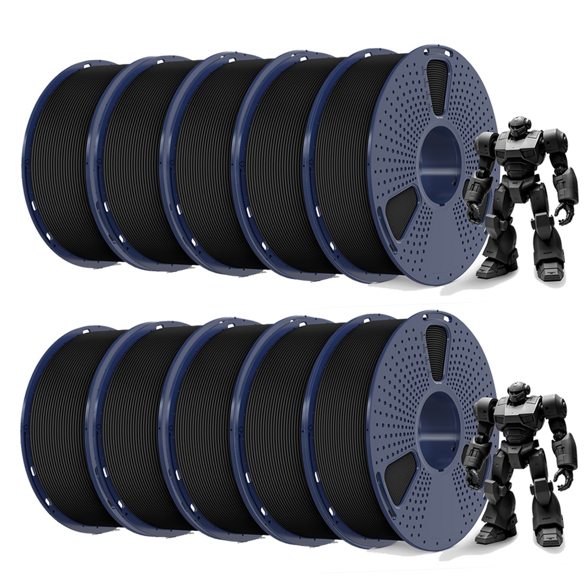 SUNLU 5KG/10KG Matte PETG 3D Printer Filament 1.75mm PETG High Speed 1KG/Roll