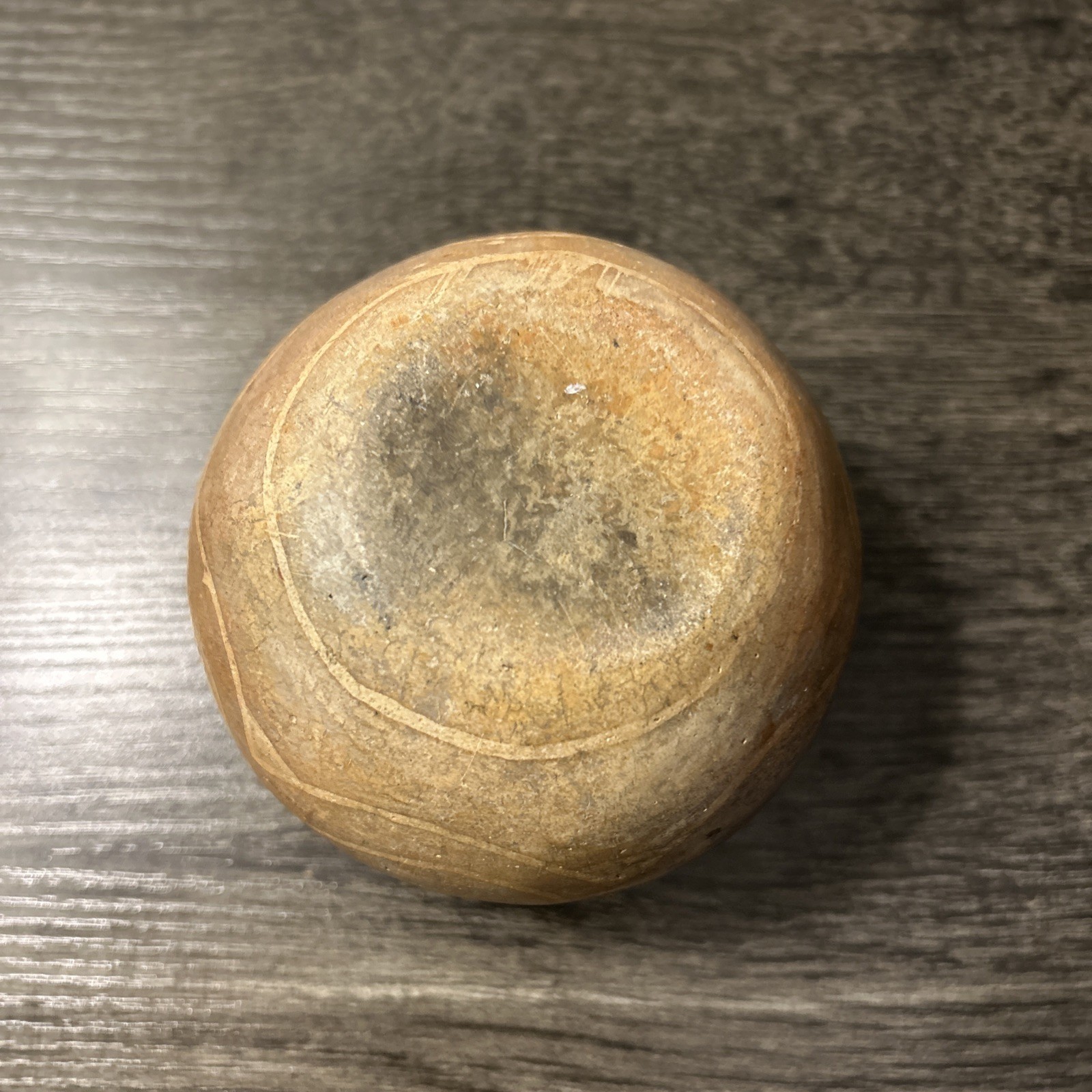 Antique Original Native American Indian Clay Pottery Bowl; Small