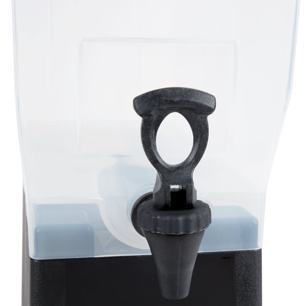 3 PACK Black 3 Gallon Plastic Iced Tea Punch Juice Beverage Drink Dispenser
