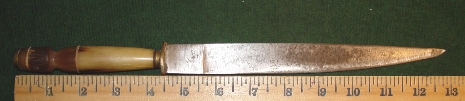 Vintage Brazilian Goucho Fighting Knife "Faca De Ponta" 13" Dagger