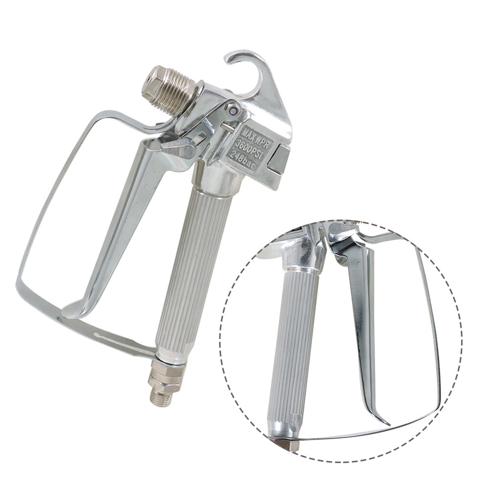 3600PSI Airless Paint Spray Gun 517 Spray Tip + Nozzle Guard for Sprayers