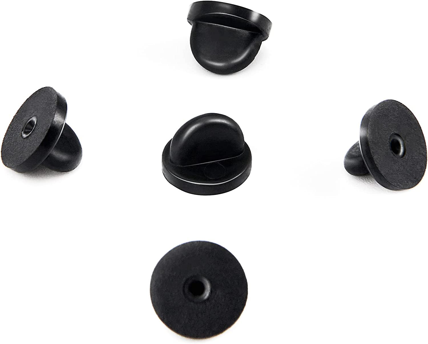 Rubber Pin Backs 50PCS Lapel Pin Backs Pin Safety Backs for Brooch Tie Hat Ba..