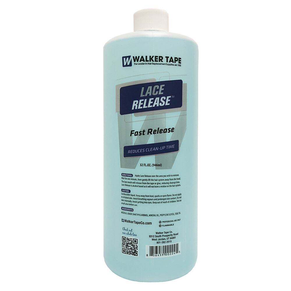 WALKER TAPE LACE RELEASE 32OZ GLUE ADHESIVE REMOVER QUART BOTTLE