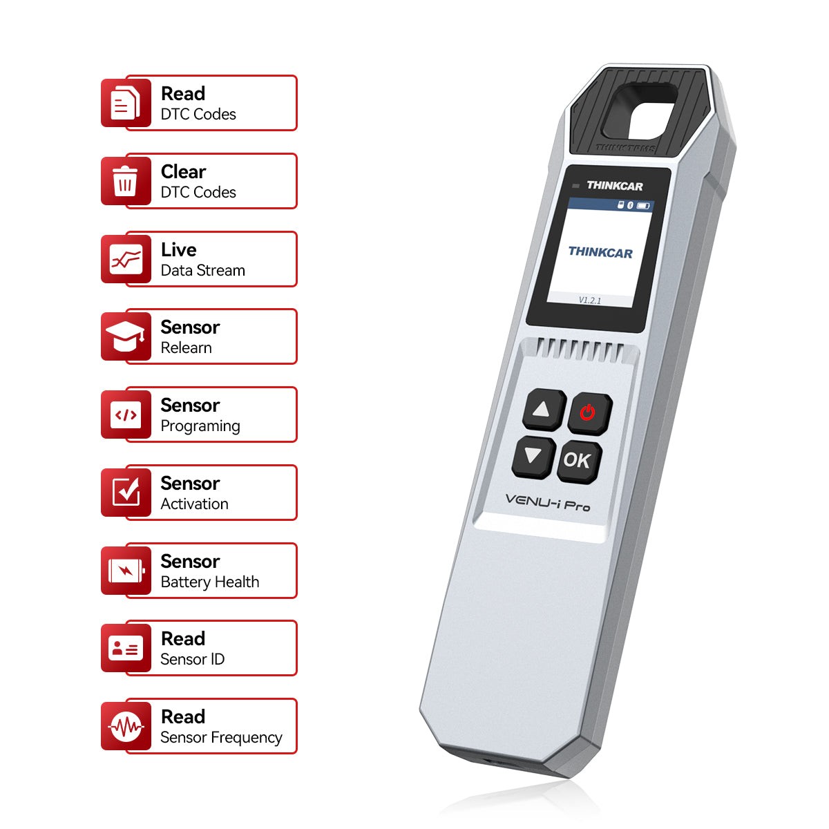 ThinkScan 689BT+IPRO TPMS Program Diagnostic Full OBD2 Scanner IMMO E.CU Coding