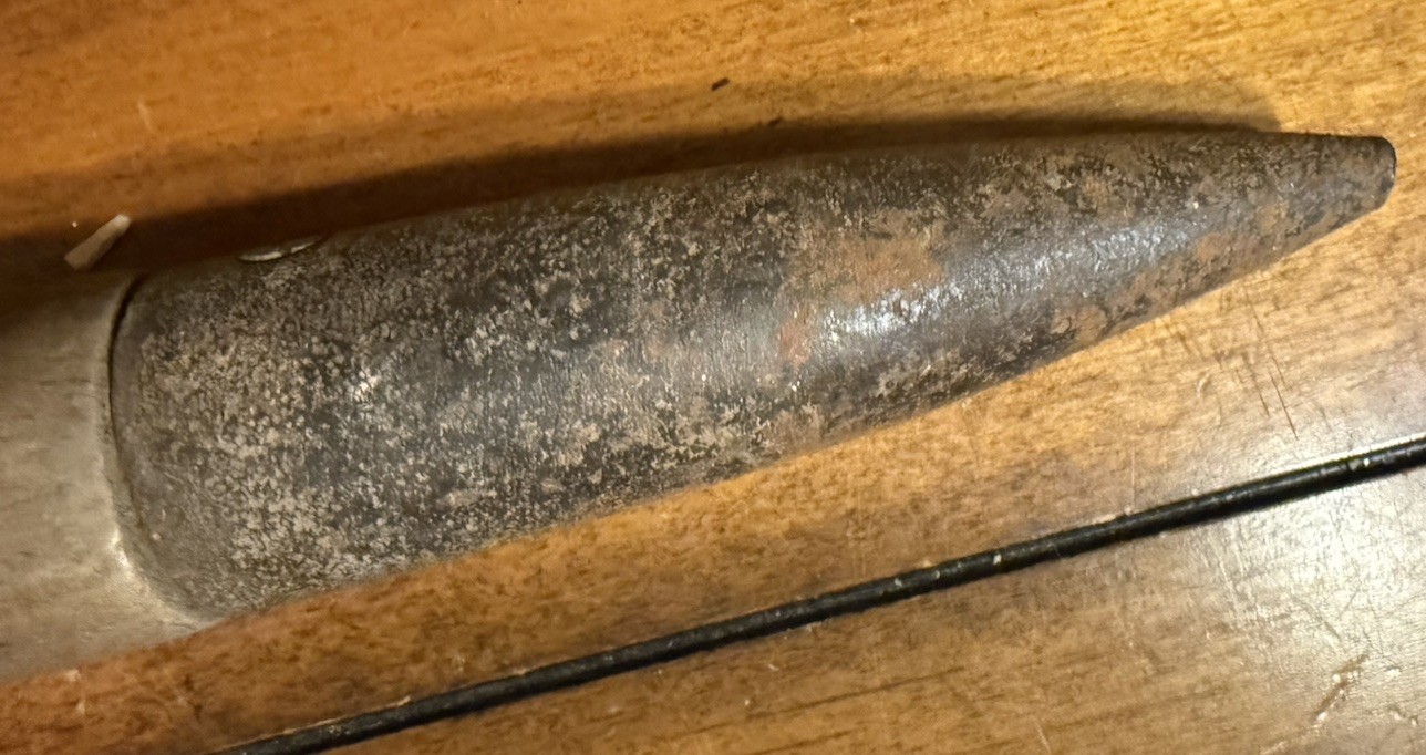 VINTAGE Wood and Steel Dibber Dibbler Garden Tool Bulb and Seed Planter