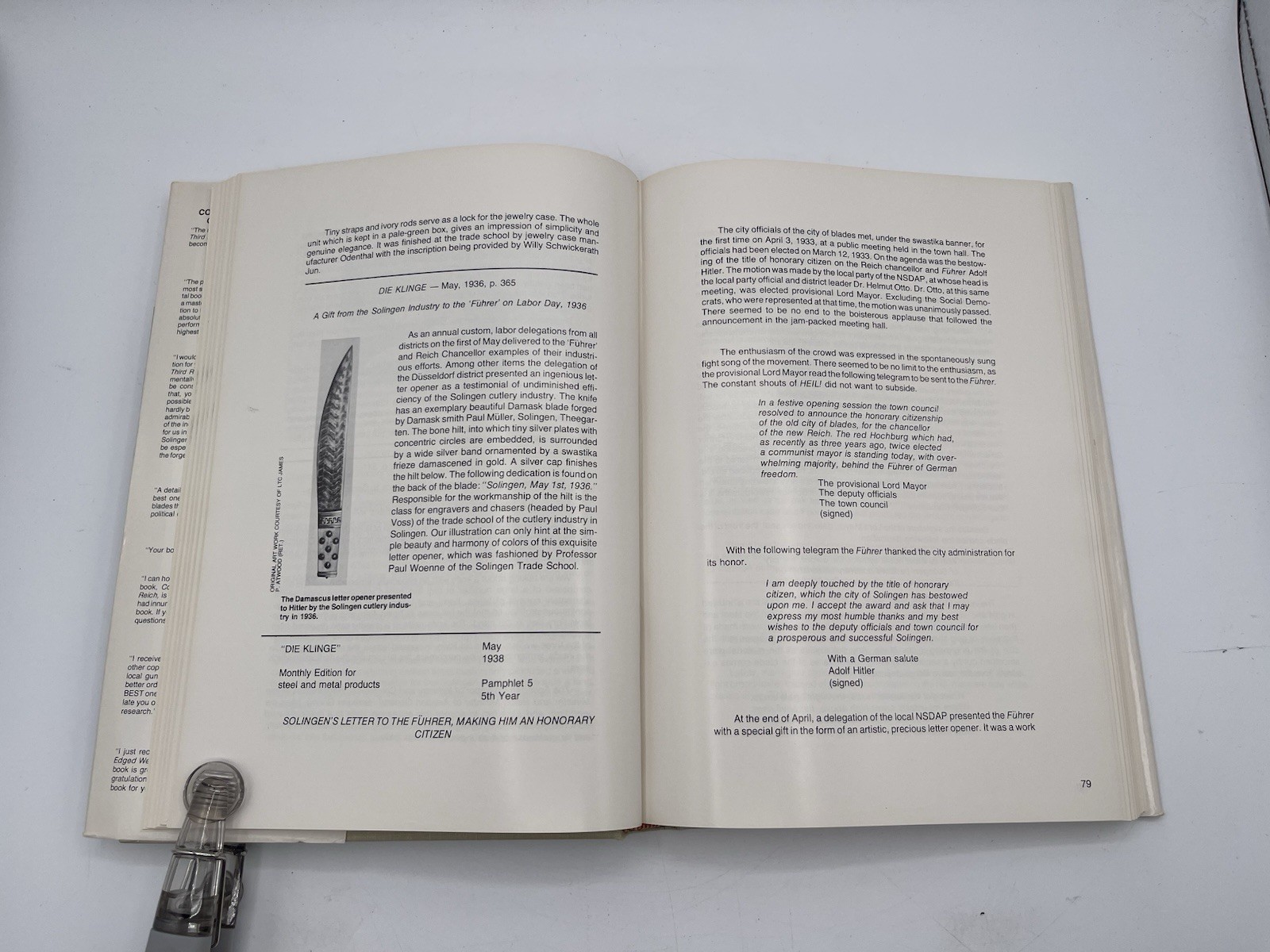 Collecting the Edged Weapons of the Third Reich, Volume 2 LTC. Thomas M. Johnson