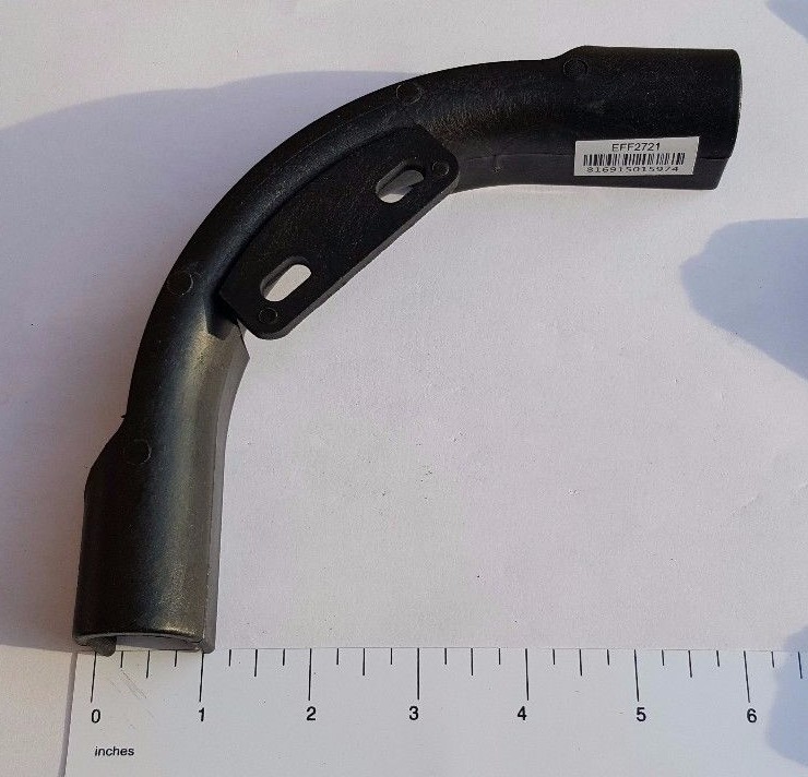 1) 3/4" PEX TUBING BEND SUPPORTS W. EAR, HEAVY DUTY REINFORCED PLASTIC