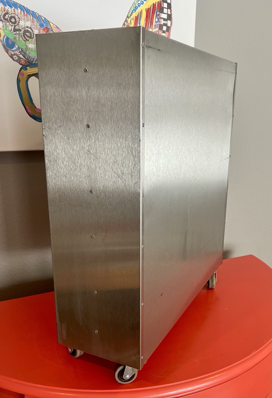 San Jamar C2803 EZ-Fit 3-Cup Beverage Cup Dispenser Cabinet 8-46-oz. cups