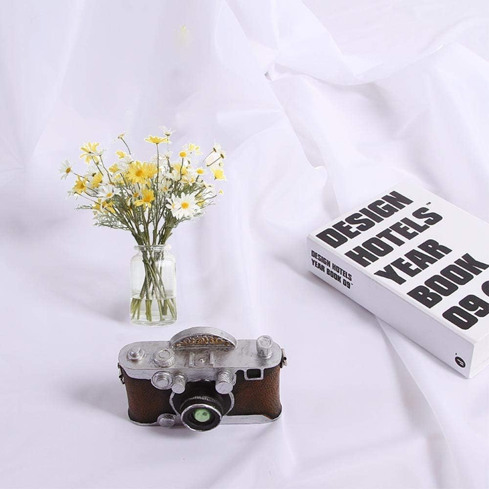 Photo Backdrop Curtains, White Backdrop for Photoshoot, 5X6.5 Ft White Photogra