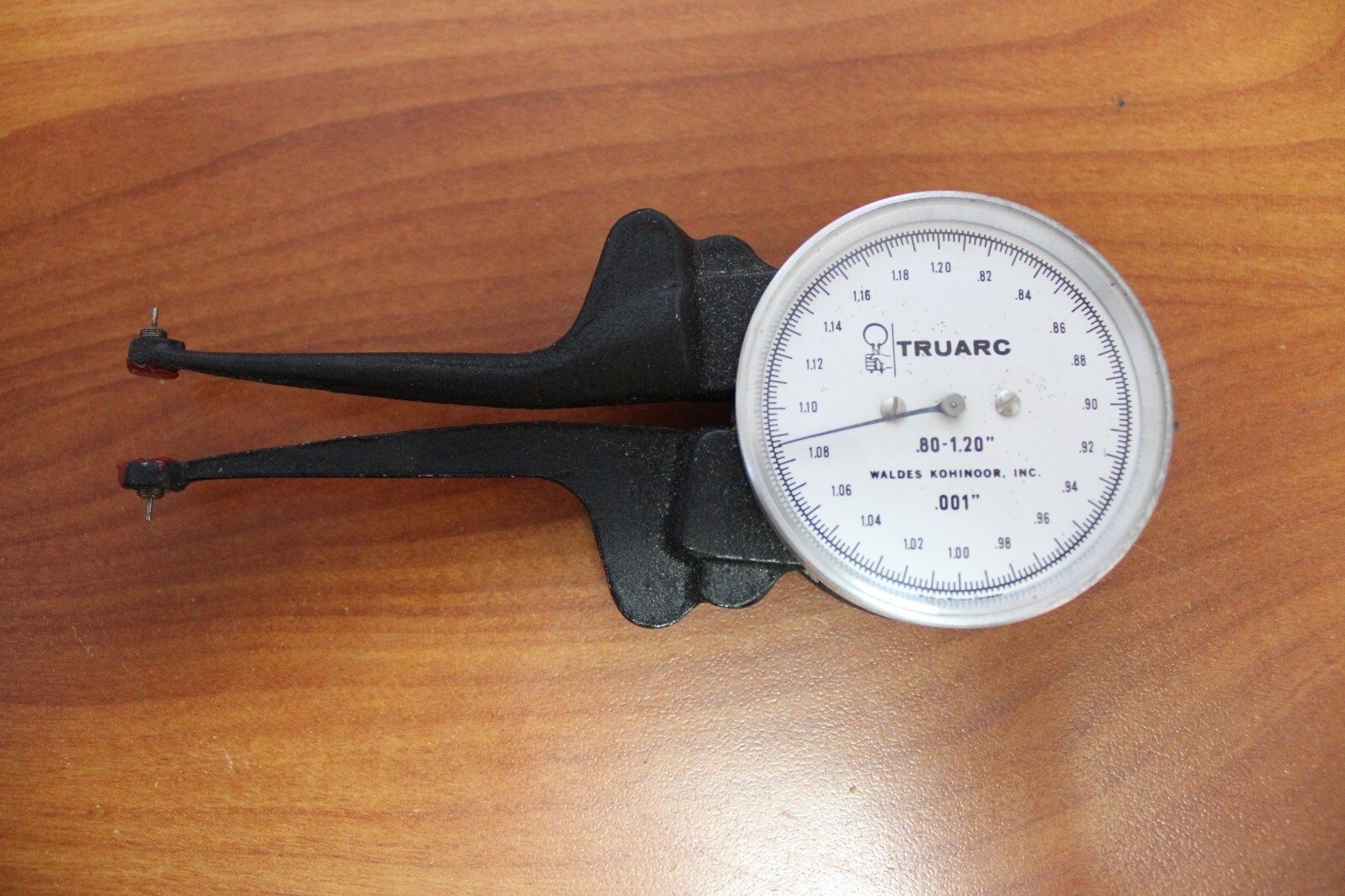 Vintage TRUARC .8-1.2” Internal Dial Caliper Waldes Kohinoor Made in Germany