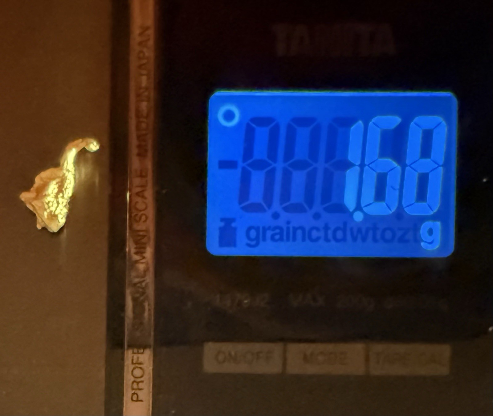 1.684 GRAMS AUSTRALIAN NATURAL PURE GOLD NUGGET GENUINE (94-98% PURE) #AUSSIE907