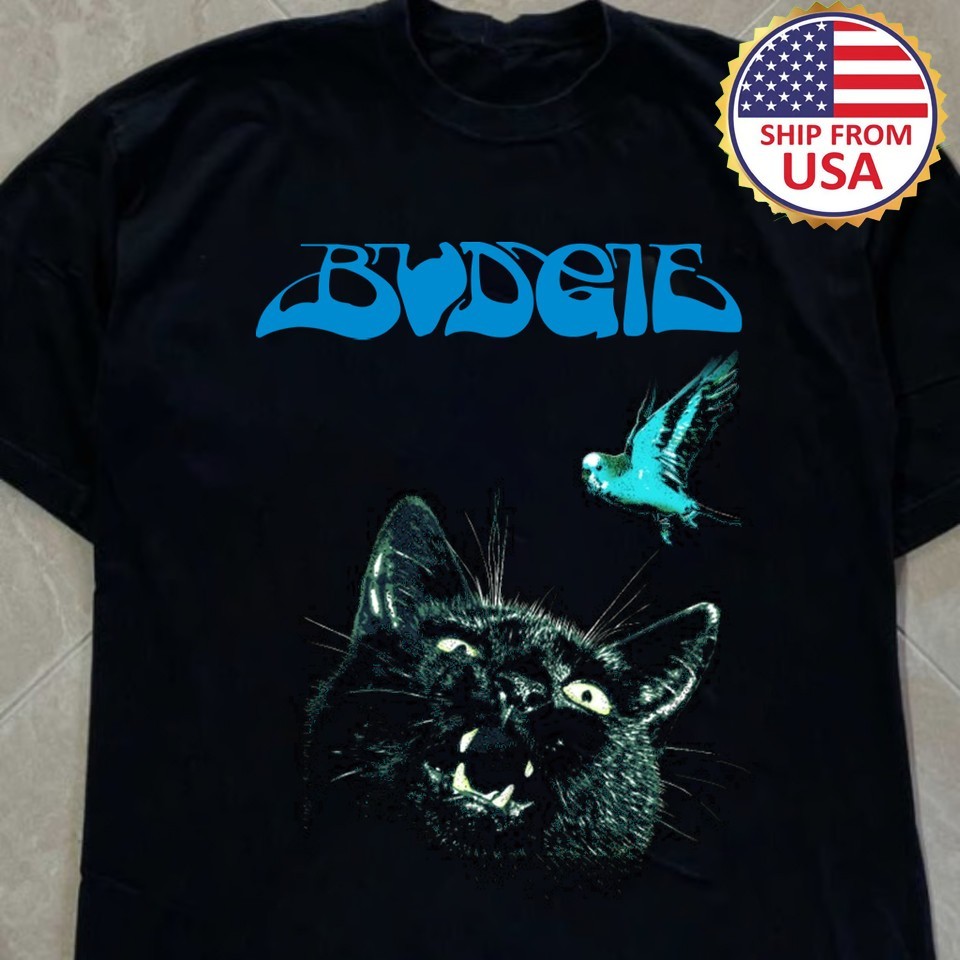 Rare! Budgie Band Impeckable Album Shirt Unisex Concert S to 5XL Reprint BT2632