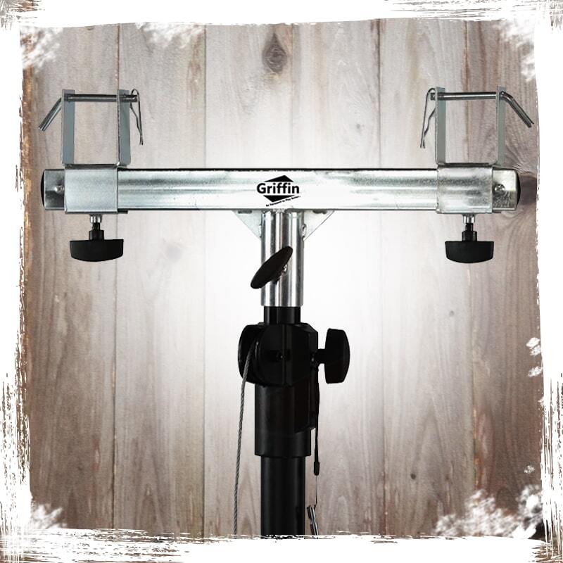 Truss T Bar Adapter Support Holder Brackets Square Triangle Trussing DJ Mounts