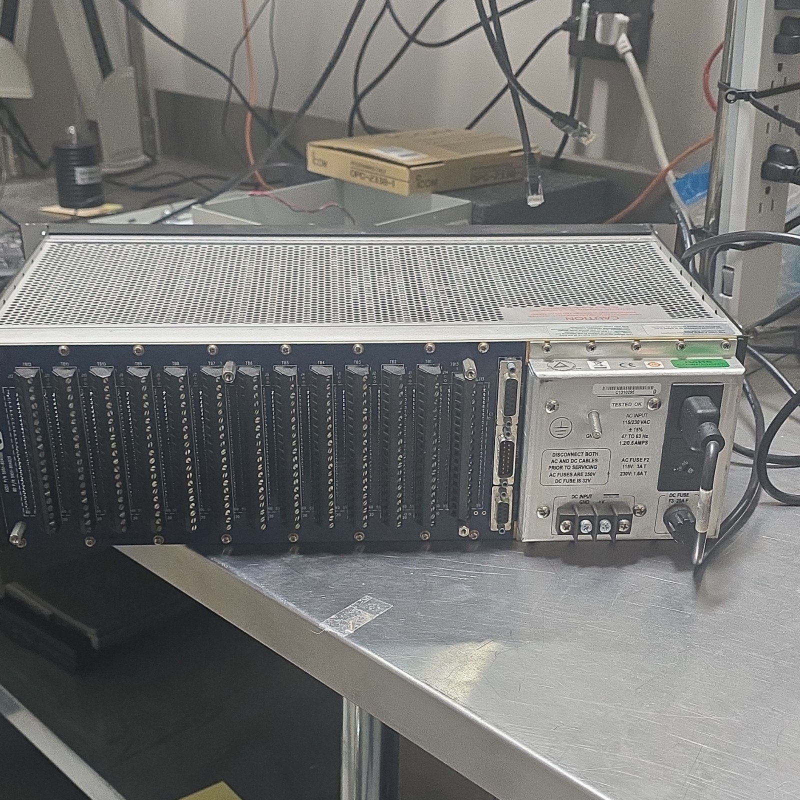 Raytheon Rackmount Base Radio Unit PSM-1A CIM-2A CPM-3 SVM-2 Ethernet 115/230V