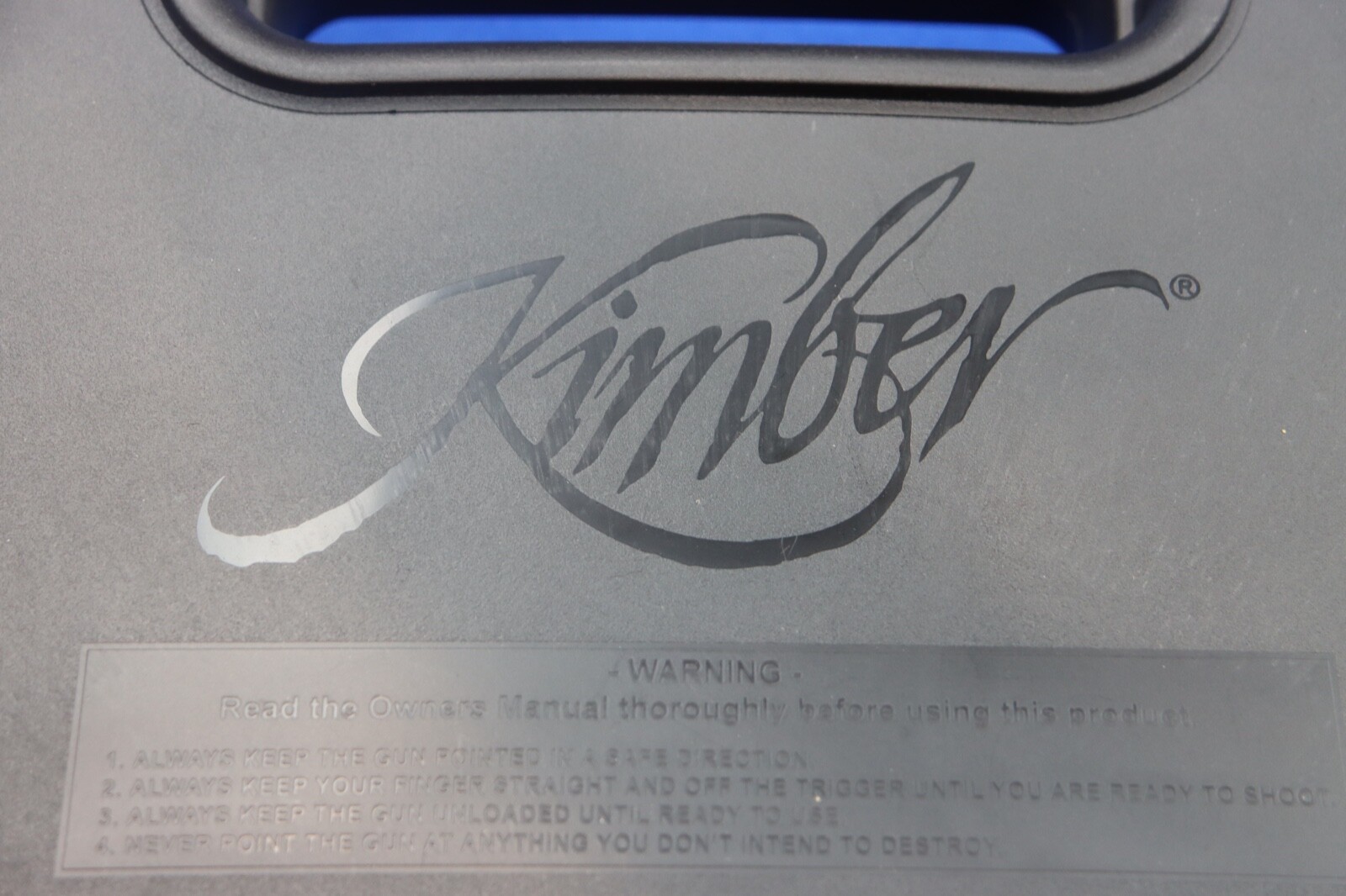 Kimber Model Stainless II 1911 Pistol Factory Hard Case Black Box Padded OEM 45