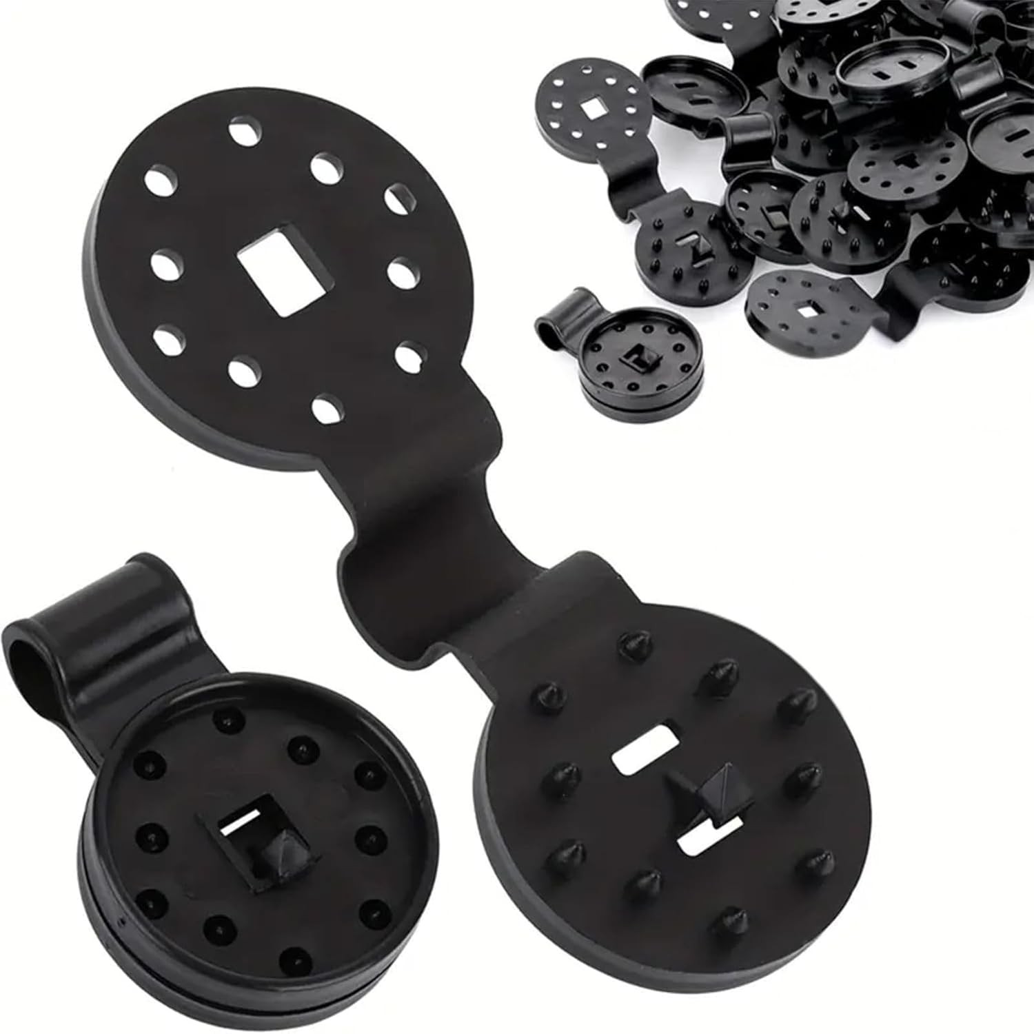 50Pcs Shade Cloth Clips, Plastic Tarp Clips, Greenhouse Shade Cloth Fix Clamp, W