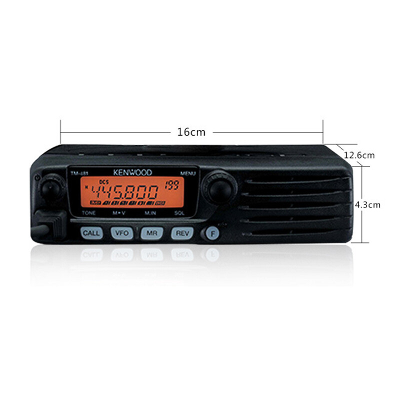 65W TM-281A 136-174MHZ FM Transceiver Mobile Radio Car Radio Station 10-50KM VHF