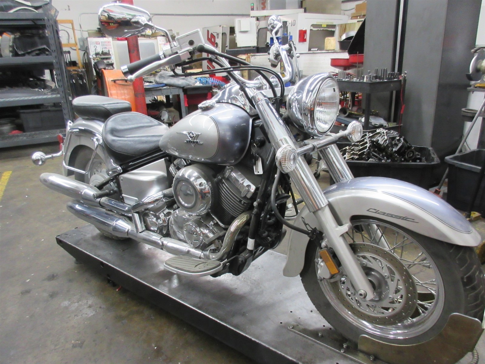 2009 04-16 Yamaha VStar 650 Classic XVS650 Left Handlebar Switch Clutch Perch