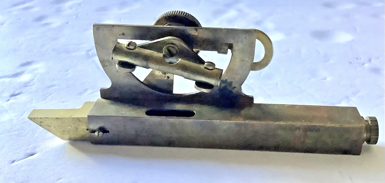 1900’s Antique CLINOMETER Surveyor Tool Brass Ross London