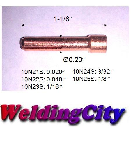 Stubby Gas Lens Kit 1/16"-3/32" TIG Welding Torch 17/18/26 T23D | US Seller Fast
