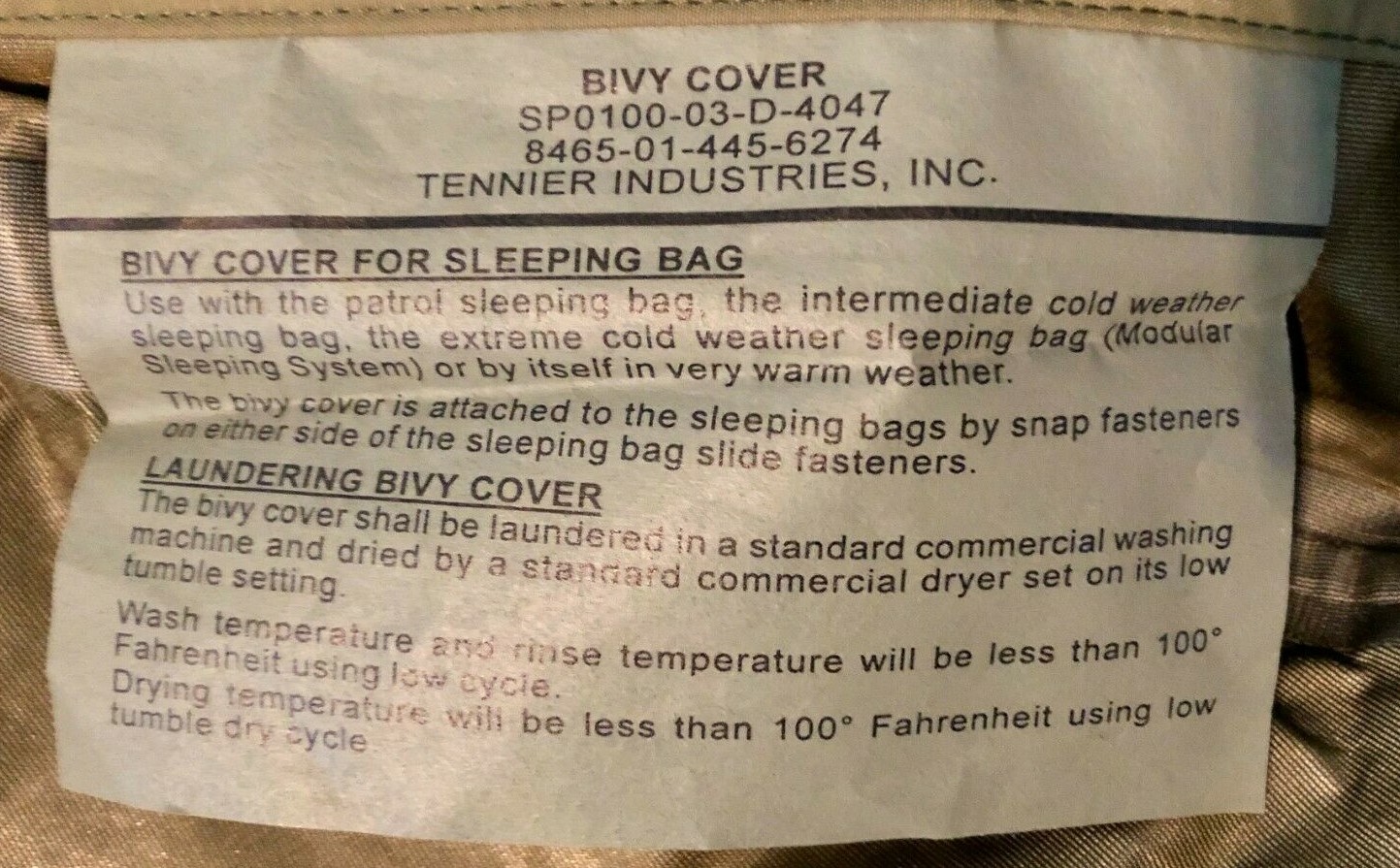 USGI MSS Modular Sleep System 4 Piece Woodland Camo "NEW"