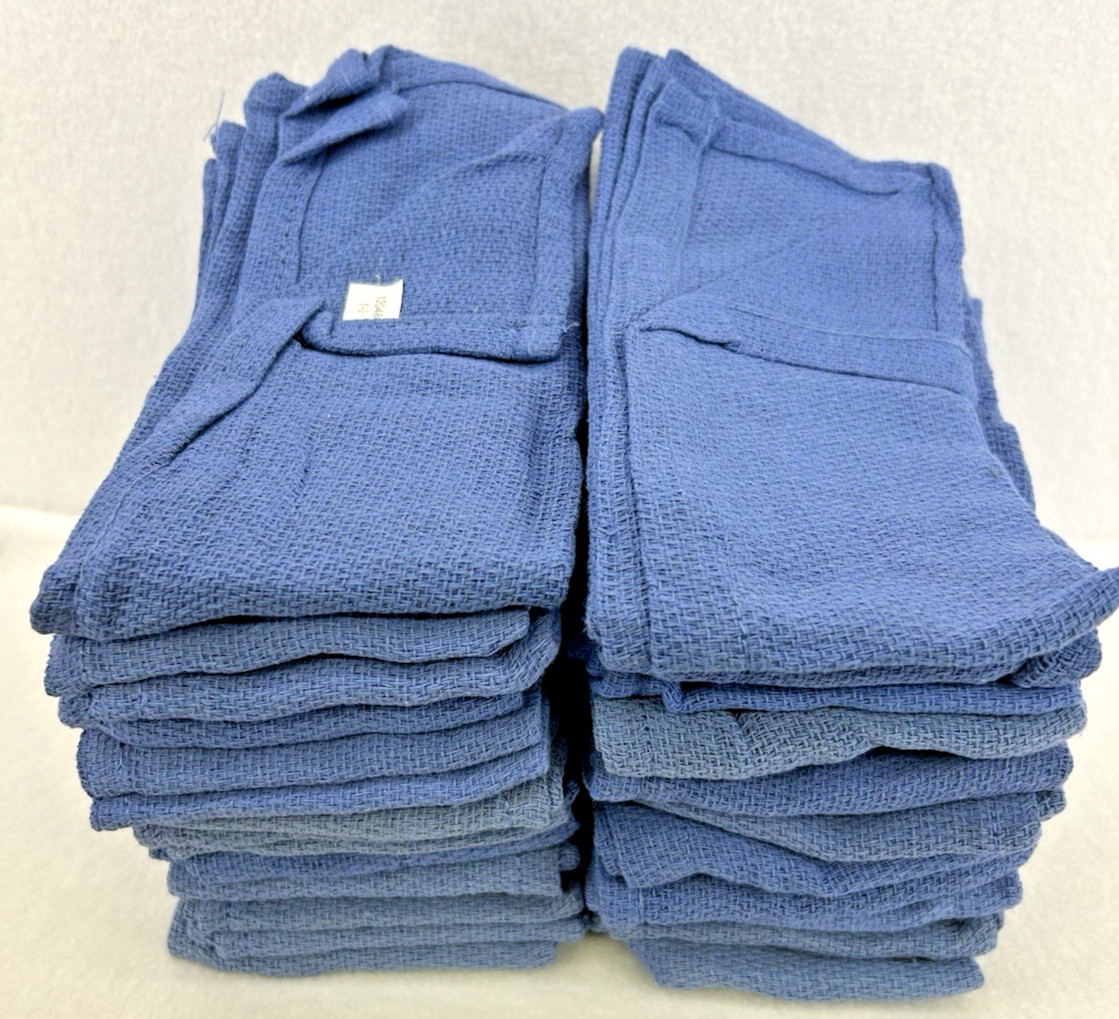 NEW Blue Non-Sterile Surgical/Operating Towels/Shop Towels 30 total