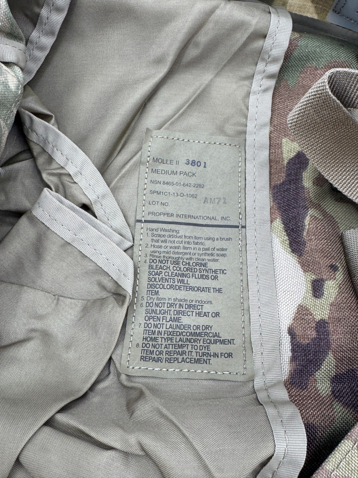 NEW USGI OCP Multicam MOLLE Medium Rucksack Backpack Complete 8465-01-642-2282